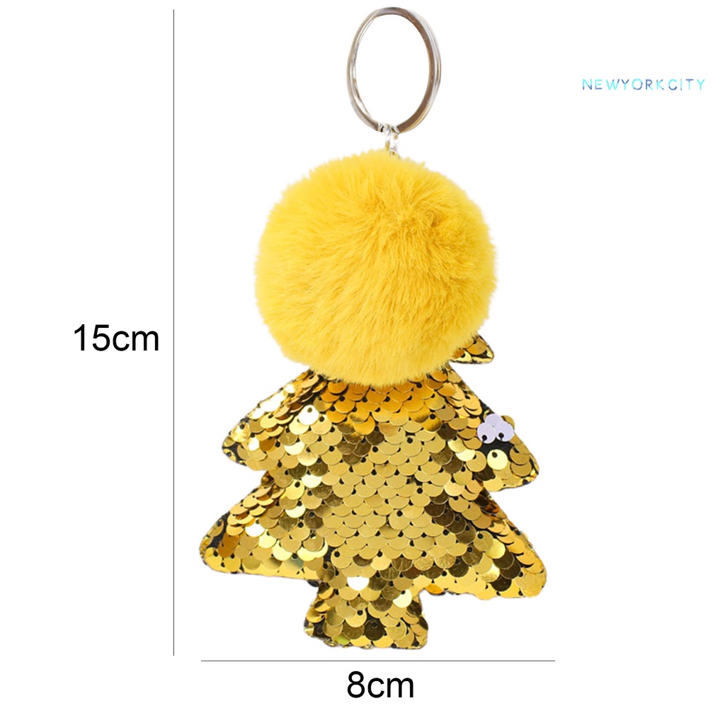 Móc Khóa Kim Sa Màu Sắc Tươi Sáng Phong Cách Giáng Sinh