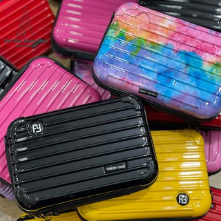 Cốp Vali đeo chéo Mini Siêu Tiên Dụng, Túi Đeo Chéo Vỏ Cứng Hình Vali Mini Độc Đáo | Giao màu ngẫu nhiên