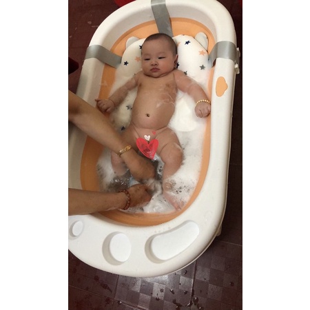 [MẪU MỚI] CHẬU TẮM GẤP GỌN CHO BÉ BABY BATHTUB