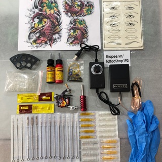 Bộ kít 1 máy xăm học viên,máy phát mẫu ngẫu nhiên