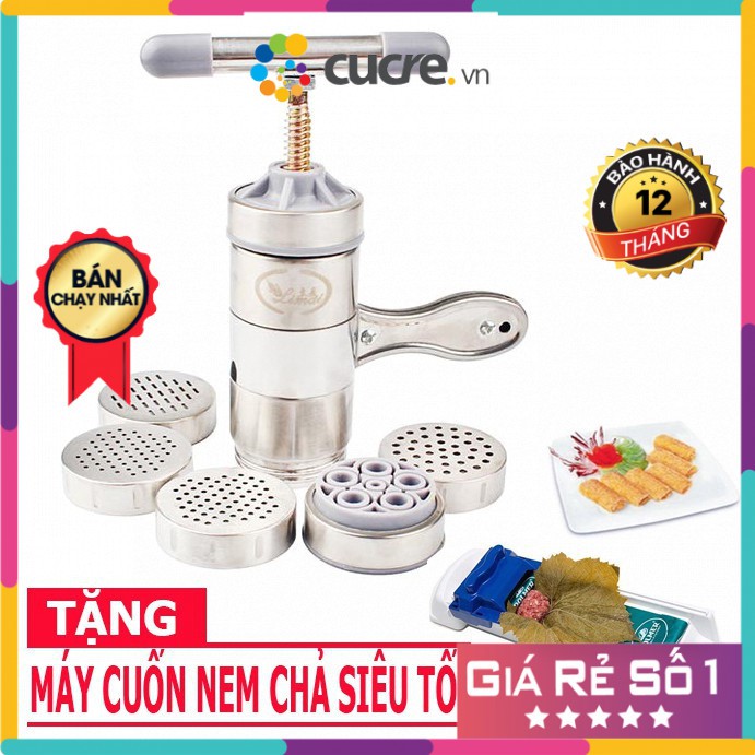 Máy làm bún + Tặng máy cuốn nem (đơn hàng từ 99K FREESHIP)