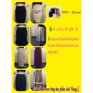 Chân váy 2HAND TUYỂN CHỌN [Ảnh thật 100% shop tự chụp] . Hàng si tuyển Hàn Nhật Trung