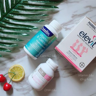 Vitamin bà bầu, Canxi bầu, DHA bầu