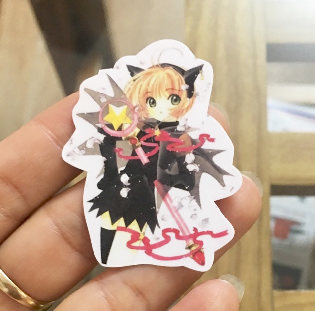 10-50 Sticker sakura có đề can bóc dán nhiều mẫu ngẫu nhiên