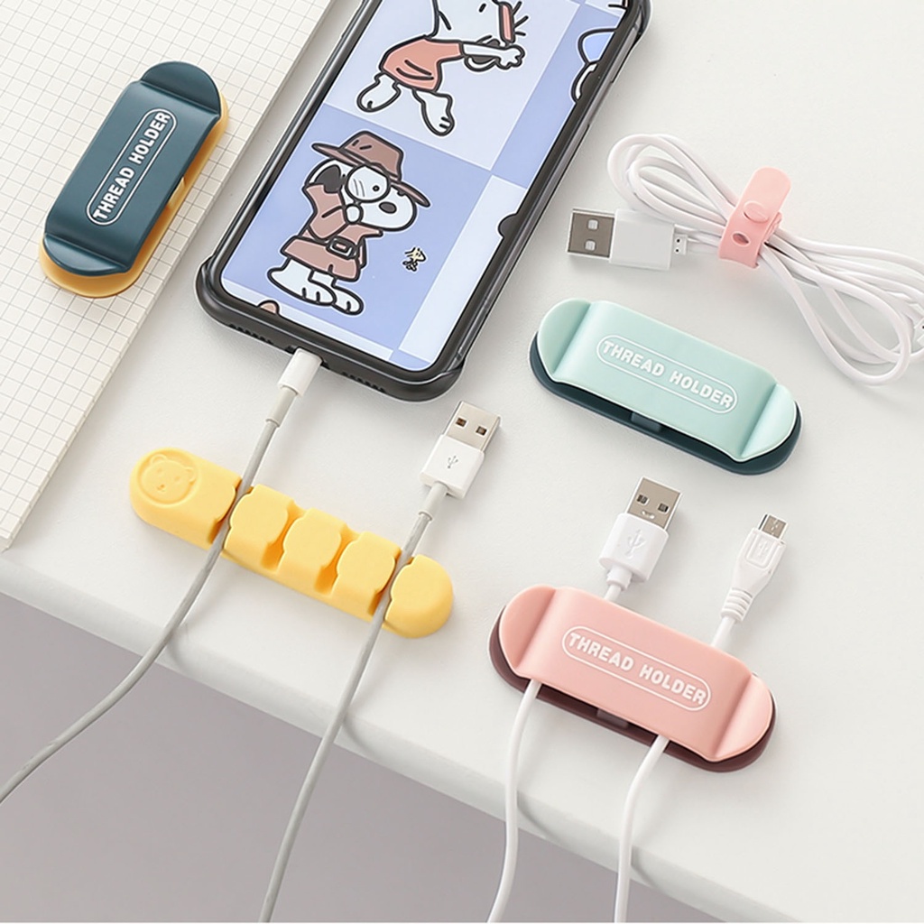 Giá Đỡ Sắp Xếp Gọn Gàng Dây Cáp Dữ Liệu Để Bàn Tiện Lợi