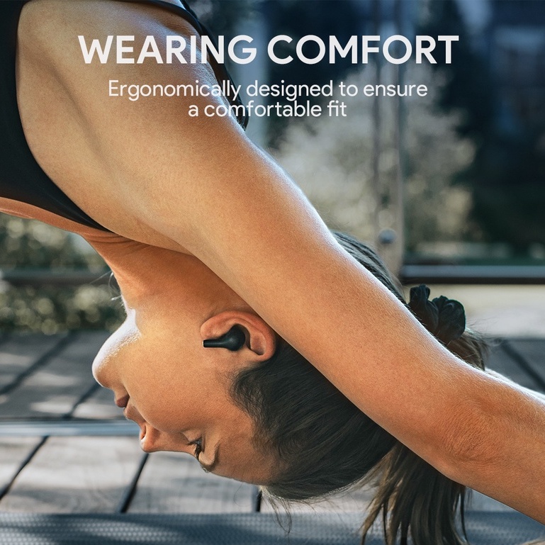 Tai nghe bluetooth 5.0 AUKEY EP-T27 Qualcomm TWS CVC 8.0 Không Dây Giảm Tiếng Ồn Có 4 Micro Và Vỏ Bọc Tai Nghe 25H IPX7 10-15m