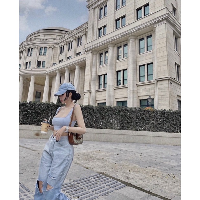 Mũ lưỡi trai N y, LA rách