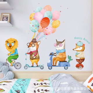 Decal tranh dán tường biệt đội thú cưng