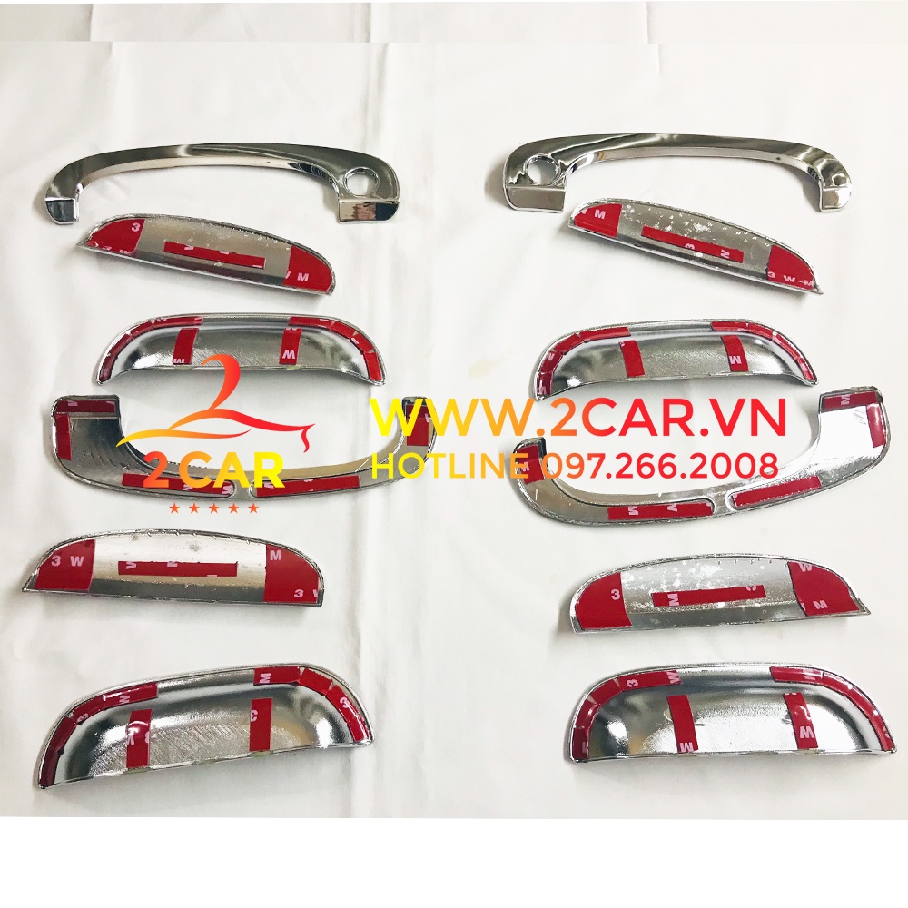 Bộ ốp tay và hõm cửa xe Hyundai Getz 2007-2010 mạ crom cao cấp