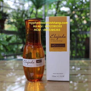 Tinh dầu dưỡng phục hồi cho tóc to sợi Argan Milbon Elujuda Mo Japan - 120ml