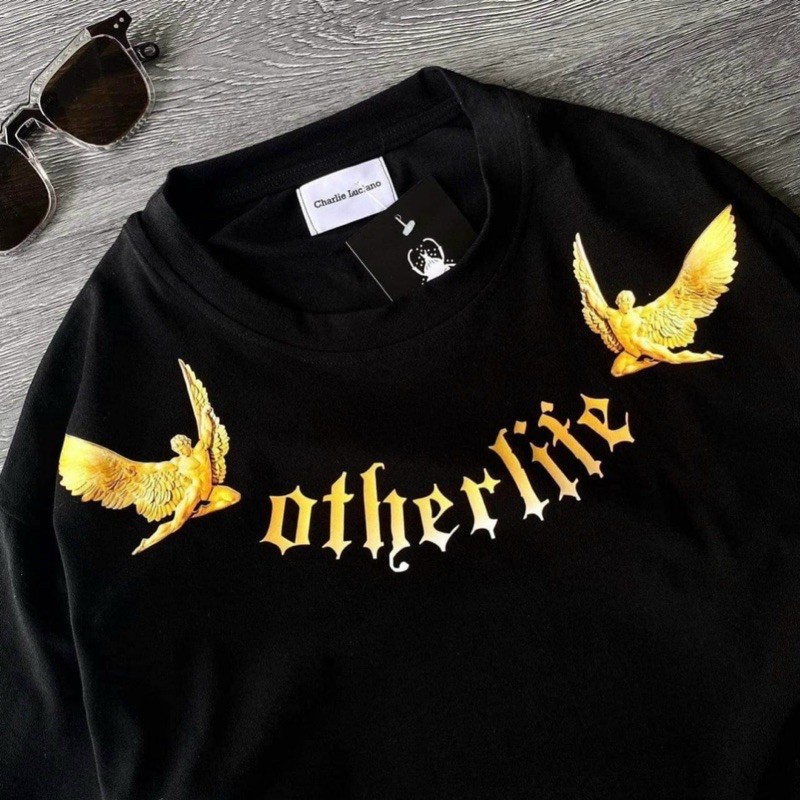 ÁO THUN TAY LỠ ANGEL FORM UNISEX (hình chụp thật)