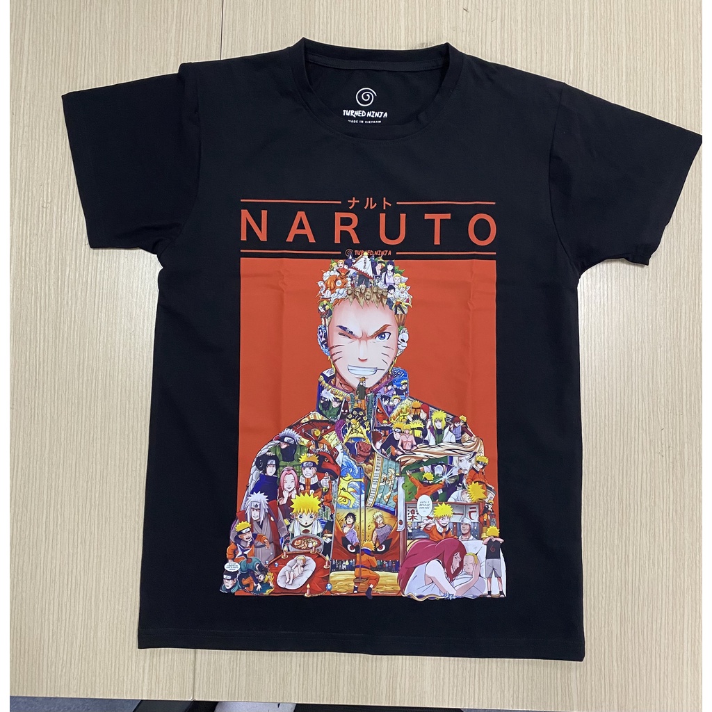 Áo thun nam nữ Naruto màu layout 2