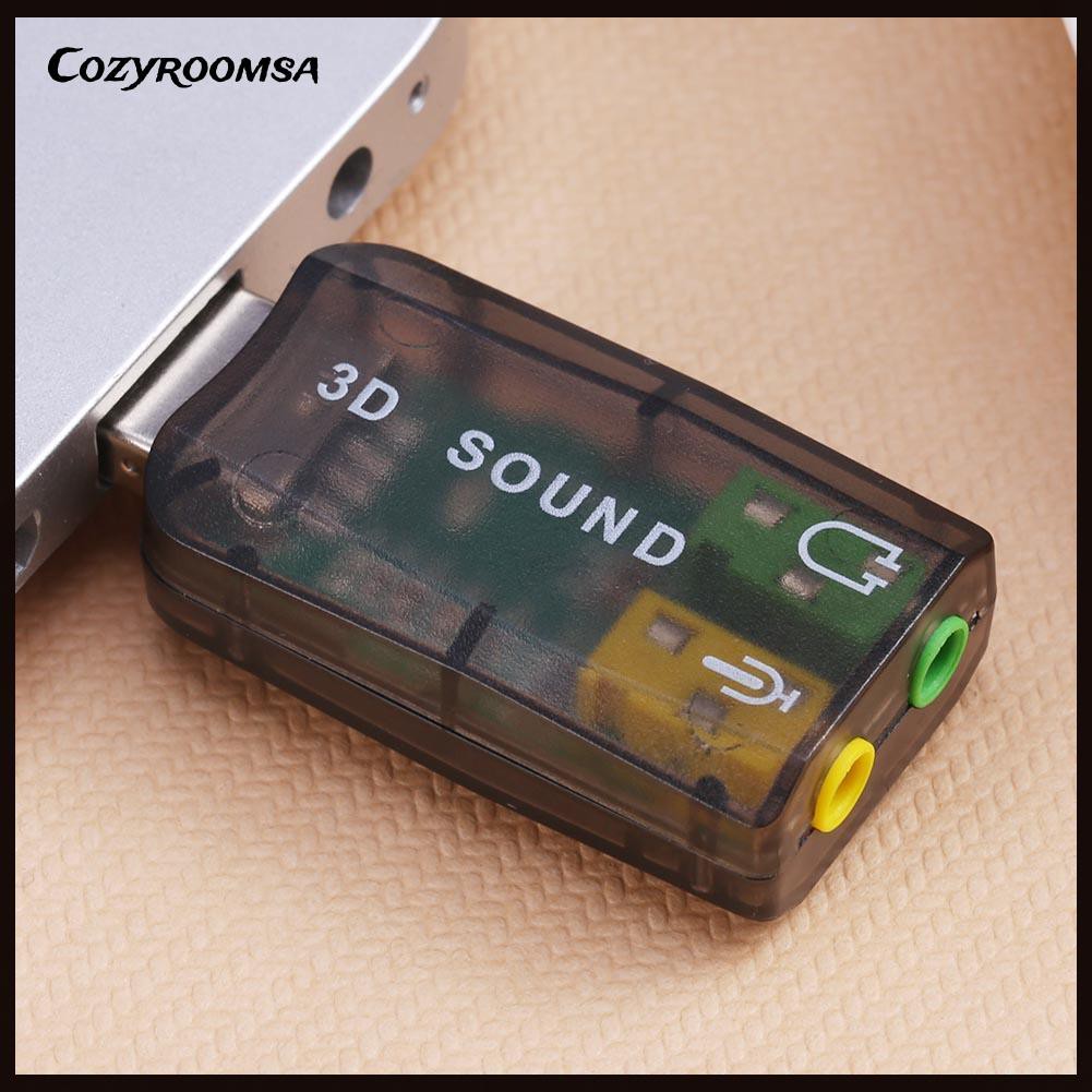 Usb Chuyển Đổi Âm Thanh 3d 5.1 Ch Cho Máy Tính Laptop Notebook | BigBuy360 - bigbuy360.vn