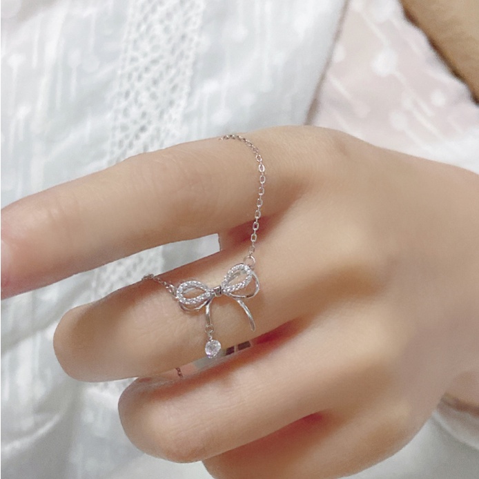 📛 RẺ VÔ ĐỊCH 📛 Vòng tay nơ ngọc mạ kim loại hot trend phong cách hàn quốc