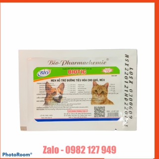 Men Tiêu Hóa Cho Chó Mèo Biotic