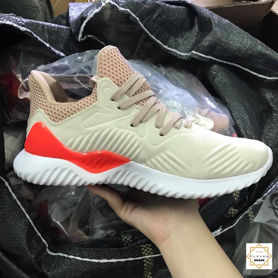 Giày thể thao ALPHABOUNCE beyond 2018 Màu kem gót đỏ