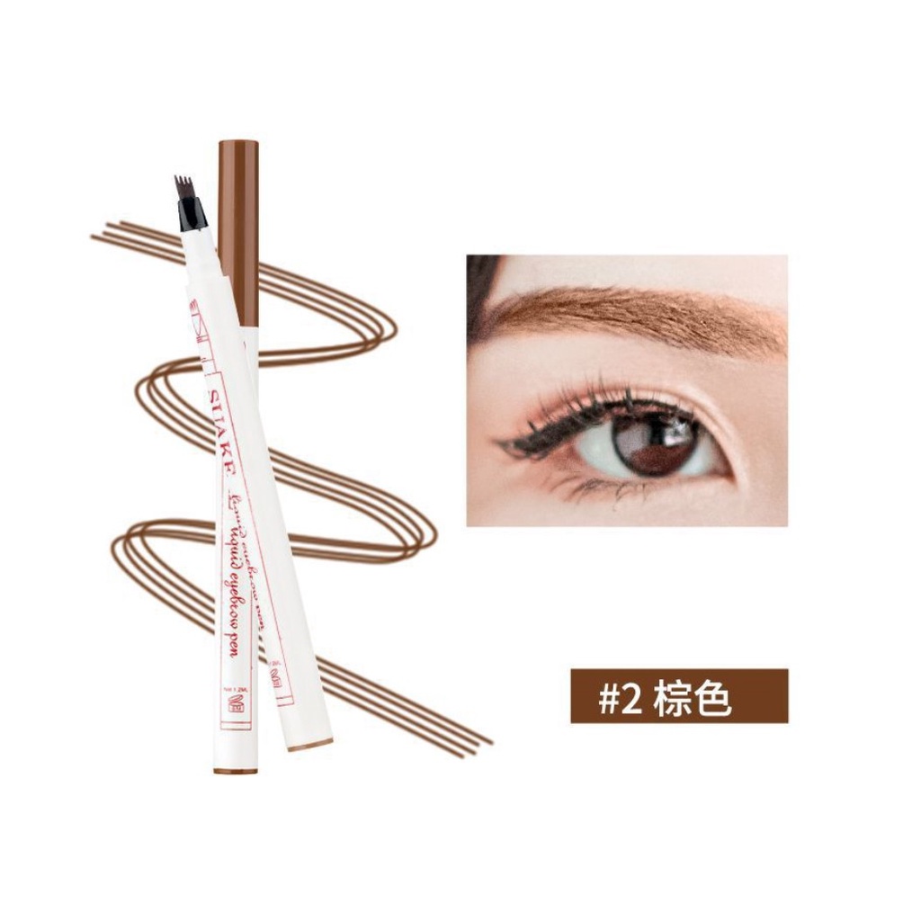 [Hàng mới về] Bút kẻ lông mày SUAKE 4 màu sắc tự nhiên lâu trôi thời trang