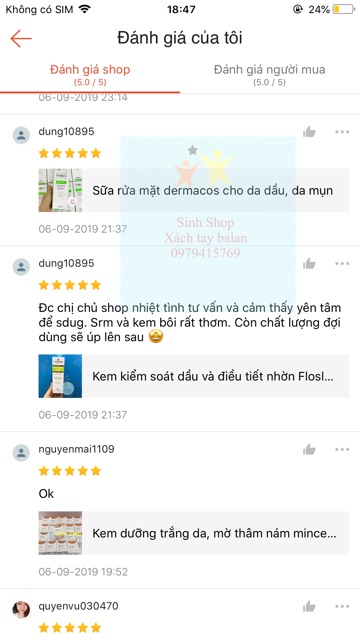Sữa rửa mặt dermacos cho da dầu, da mụn