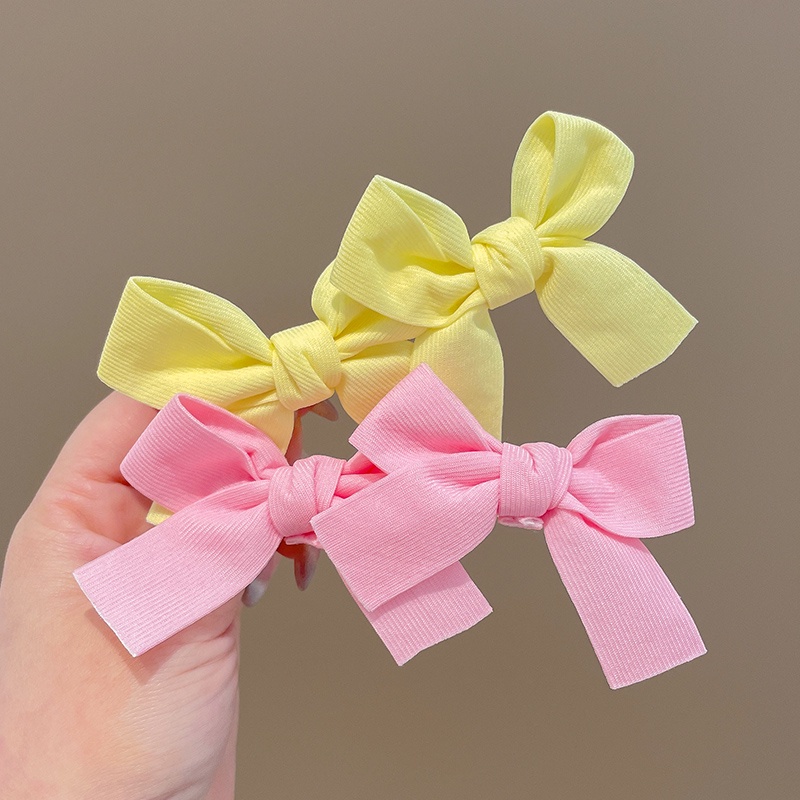 Kẹp Tóc Nơ Màu Kẹo Dễ Thương Dành Cho Bé Gái