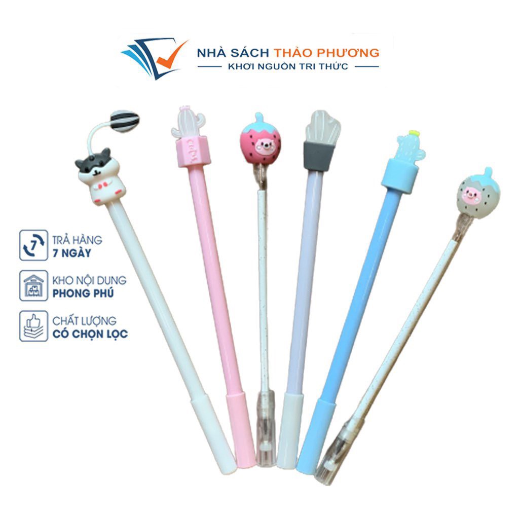 Bút nước phong cách Hàn Quốc , viết gel mực đen 0.5mm Pison