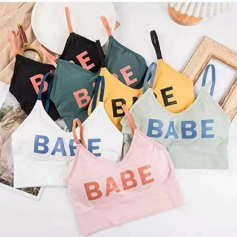 Áo Bra Cotton Hở Lưng  2 Dây Nâng Ngực Mẫu Hót Baby