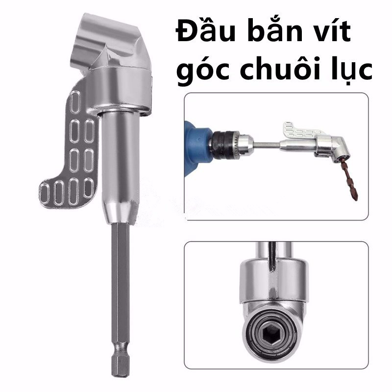 Đầu bắn vít góc chuôi lục