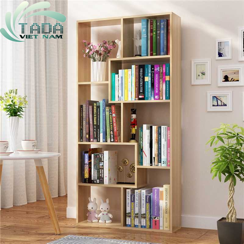 Kệ sách gỗ SEADECOR gỗ MDF cao cấp siêu bền chống nước, mối mọt thiết đa tầng hình chữ U thông minh