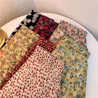 Order | Chân váy hoa nhí dài | Cạp thun | Ảnh thật cuối