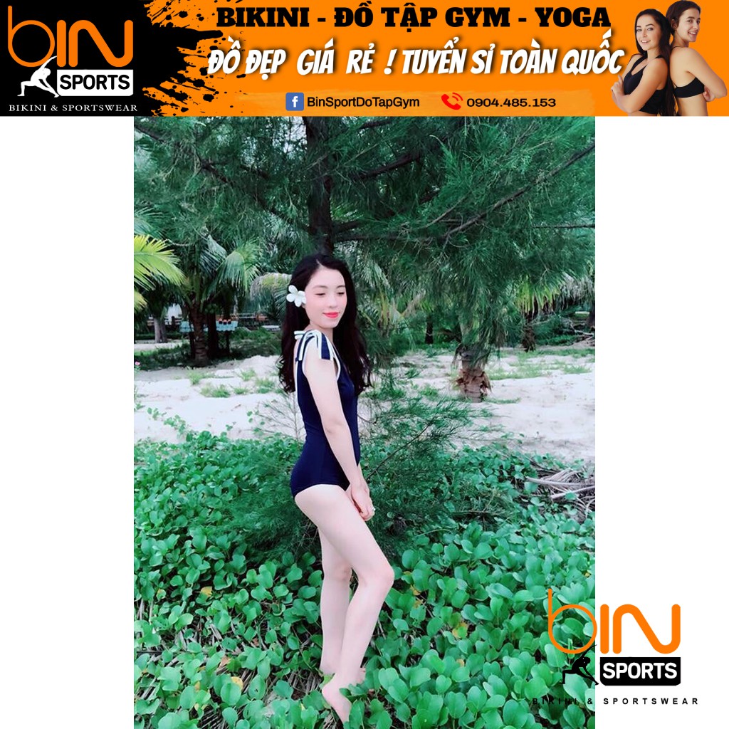 Bikini,Bộ Đồ Bơi Một Mảnh Vai Nơ Sexy Mặc Đi Biển  BHV012 | BigBuy360 - bigbuy360.vn