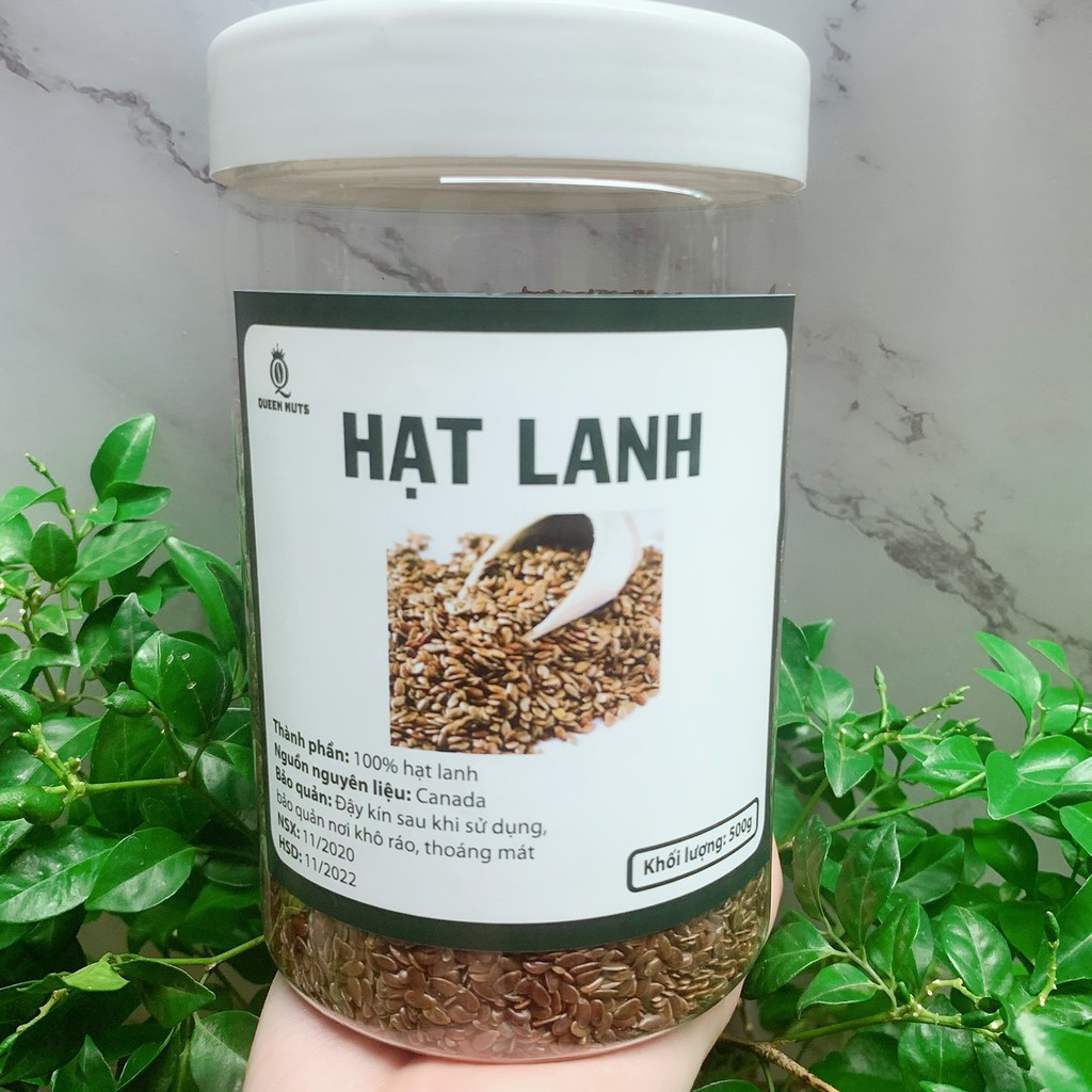 hạt lanh nâu canada - hạt lanh hữu cơ