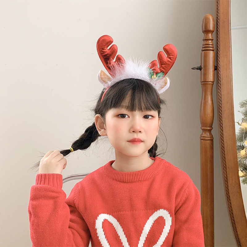 Băng Đô Cài Tóc Hình Sừng Tuần Lộc Giáng Sinh