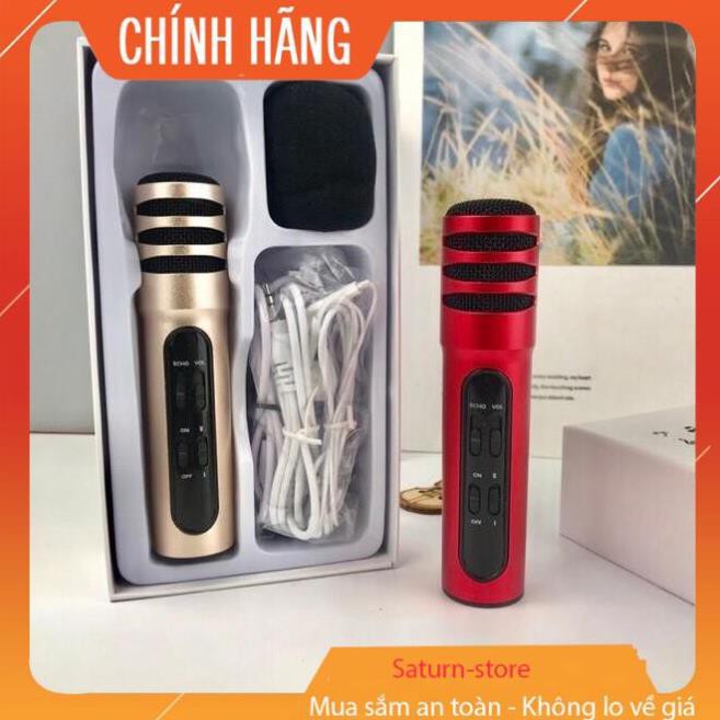 ( Xả kho sập sàn) Micro thu âm không cần soundcard,Mic hát karaoke C7 Thu Âm  - bảo hành uy tín