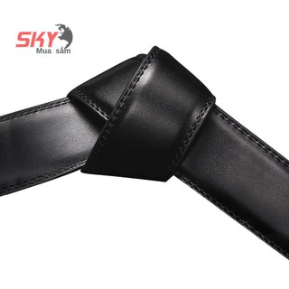 Thắt Lưng Nam Da Thật Cao Cấp - Z trắng