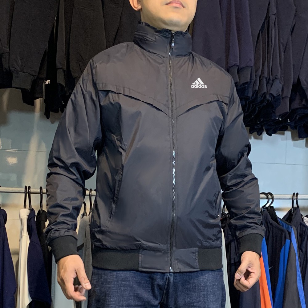 Áo khoác Gió nam cao cấp ( 3 size M, L, XL), 2 lớp dày dặn, lớp ngoài chất gió chống nước, lớp trong lót nỉ ấm áp