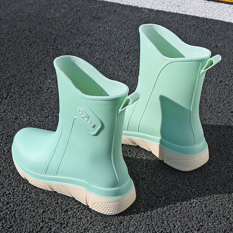 Ủng Đi Mưa Siêu Nhẹ Chống Thấm Nước Thời Trang Hàn Quốc Cho Người Lớn