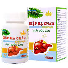 Thương hiệu: KINGPHAR  Viên Uống Giải Độc Gan Diệp Hạ Châu Kingphar 40V. Diệp Hạ Châu Kingpha