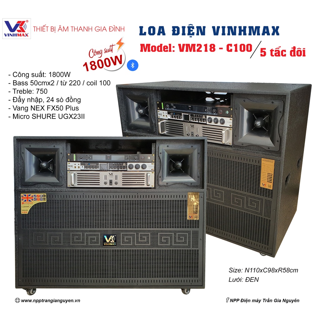 Loa kéo điện 4 tấc đôi, sub 50. Cấu hình khủng, công suất cực đại. Bảo hành 12 tháng