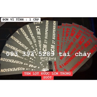 Tem lcm trong suốt phản quang
