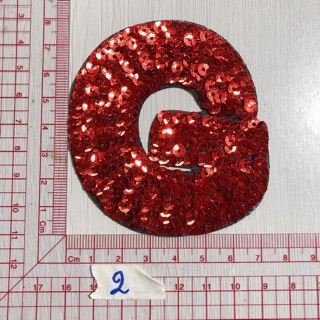 set 2 Sticker hình ủi hoa chữ hoa văn