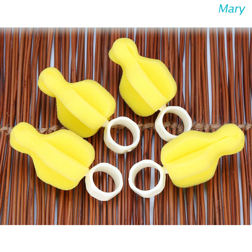 Set 5 cọ bọt biển rửa làm sạch ti giả cho bé/ấm trà/vòi phun