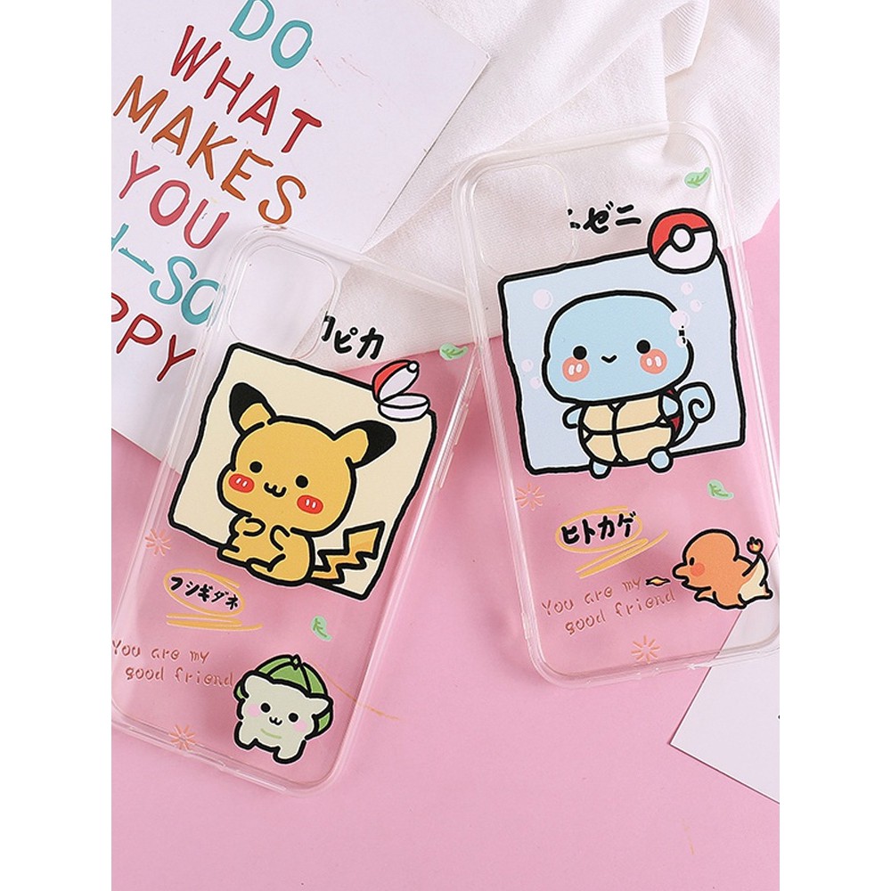 Ốp Điện Thoại Mềm Hình Pokemon Cho Samsung Galaxy A80 A90 A71 A70 A60 A51 A50 A40 A30 A20 S A30S M40 S M30 M20 M10 AS80