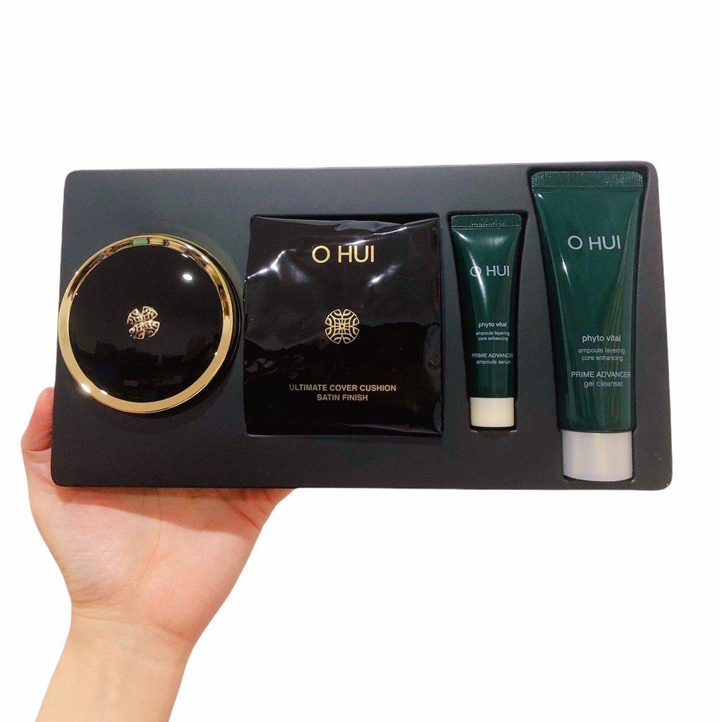 Sét Phấn nước Ohui Ultimate Cover Cushion Moisture SPF50+/PA+++