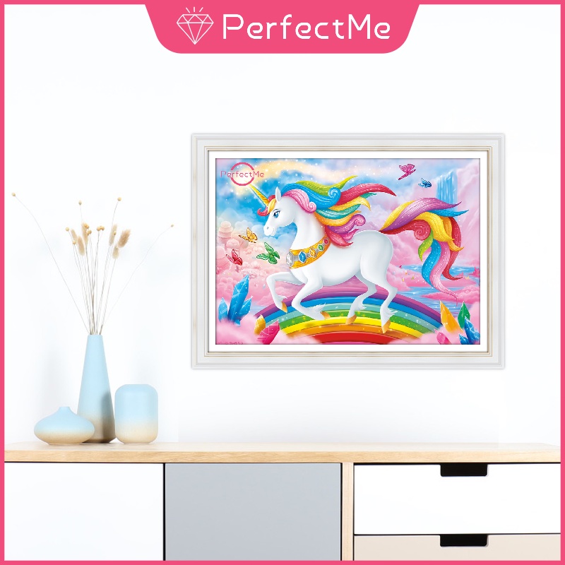 Bộ tranh đính đá 5D tự làm hình kỳ lân kích thước 40*30cm