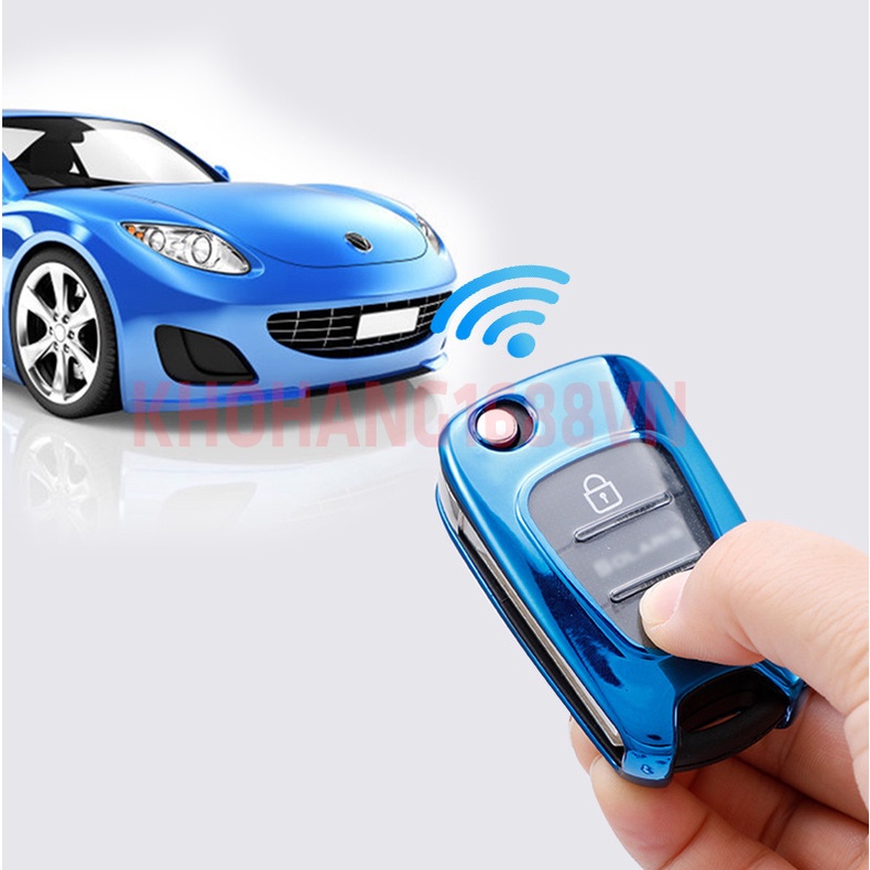 Ốp chìa khoá TPU sang trọng dành cho xe KIA Morning Picanto, Rio, Forte, Carens...