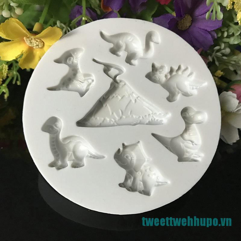 hot&Dinosaur silicone cake mold fondant mold cake decorating tools chocolate mould