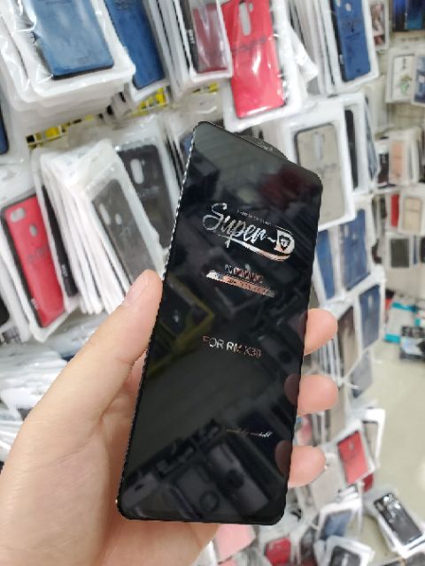 Kính cường lực Redmi K30 / Samsung Galaxy A80 / A71 dùng chung Full màn hiệu Super D viền mỏng cao cấp