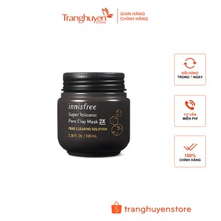 Mặt Nạ Đất Sét Chăm Sóc Lỗ Chân Lông Innisfree Super Volcanic Pore Clay Mask 2X