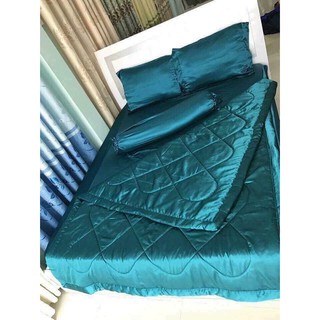 [SIÊU SALE] [HỔ TRỢ PVC] Xả kho Bộ drap giường có chăn phi lụa cao cấp sang chảnh (chọn màu)