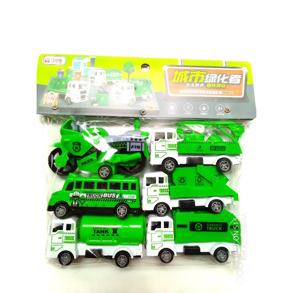 Xe đồ chơi túi 6 chiếc cho bé_Siêu đẹp