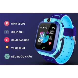 Đồng Hồ Thông minh Định Vị Trẻ Em Q12 Chống Nước lắp sim nghe gọi Thông Minh  An Toàn Cho Bé
